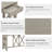 60.1" Modern Console Table With 4 Drawers-1279433455