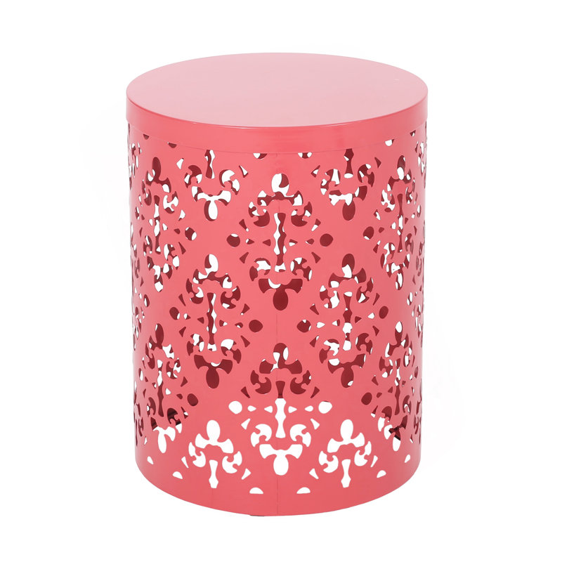 Outdoor Metal End Table -Large
