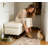 Cream Faux Leather Rectangular Lift Top Storage Ottoman Foot Stool, 33.5"×22"×17"-1526983585