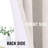 Linen Look 100% Blackout Curtains for Bedroom Full Light Blocking Rod Pocket 42 Inches Wide Linen Textured Thick Window Curtain Drapes with Backing-1600622936-1600622931