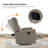 Chikako Genuine Leather Swivel Rocker Manual Recliner-70690532