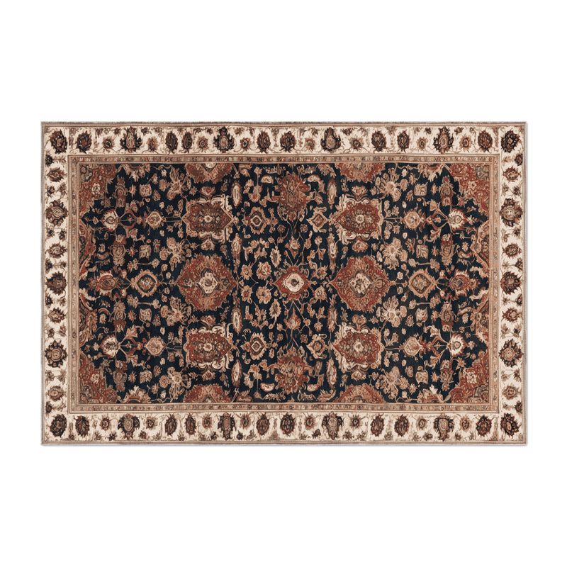 Tapis d'intérieur et d'extérieur brun Persian, Rectangulaire 2 pi x 3 pi