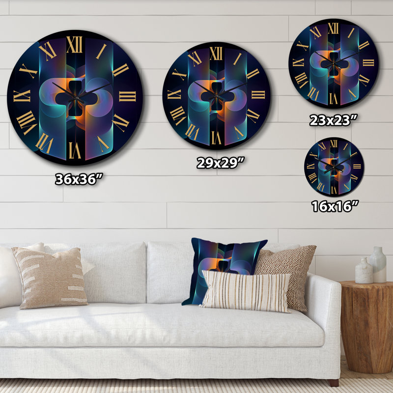 Horloge murale en métal, Petit