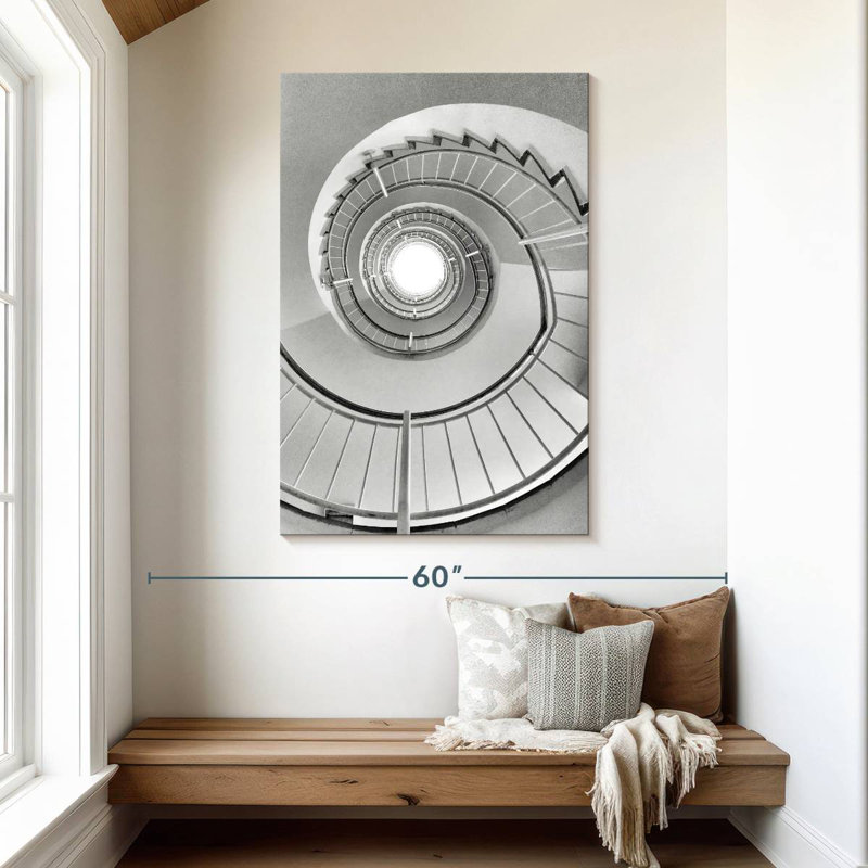 Escalier en colimaçon Lilie, H 48 po x l 32 po