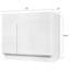 Base de meuble-lavabo blanc Koville VSD4221L-128722817