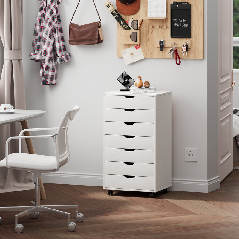 Broc 7 Drawer Storage Drawer, White