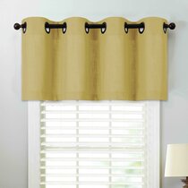 Apamea Silk Scalloped 38 Window Valance