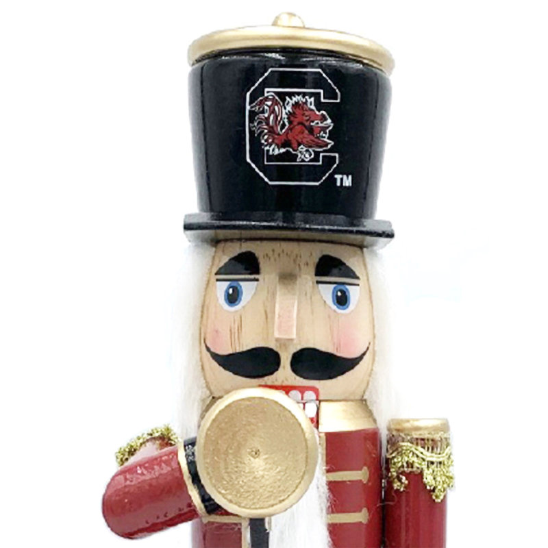 NCAA 14" College Spirit Bugler Nutcracker, South Carolina Gamecock