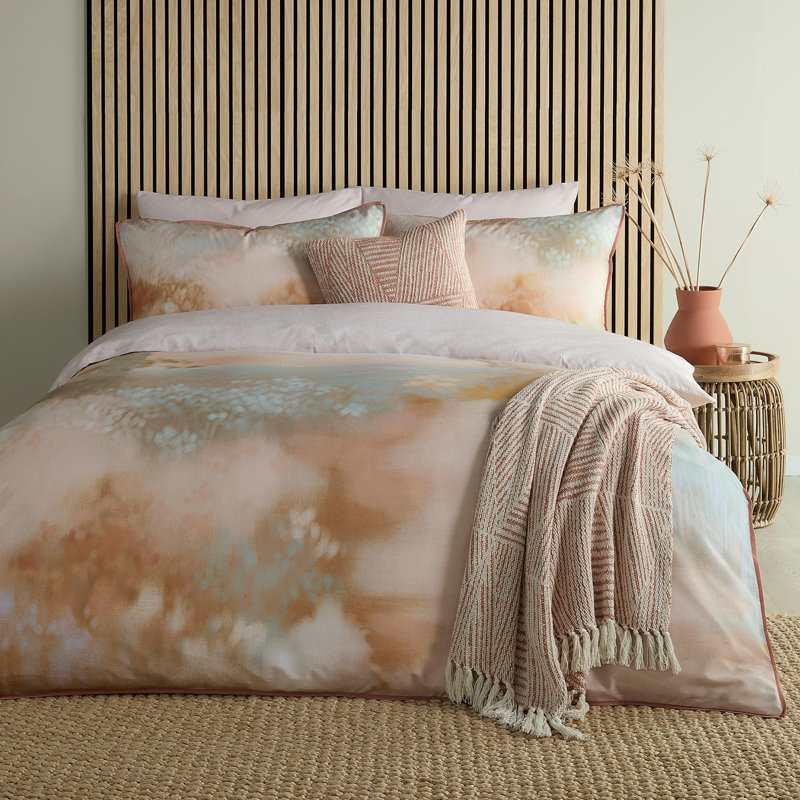 Tuscany Cotton Duvet Cover Set with Pillowcases Included, King Duvet Cover Set + 2 Pillowcases