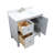 Brasby 37'' Single Bathroom Vanity with Engineered Stone Top-1357181085-1357181074