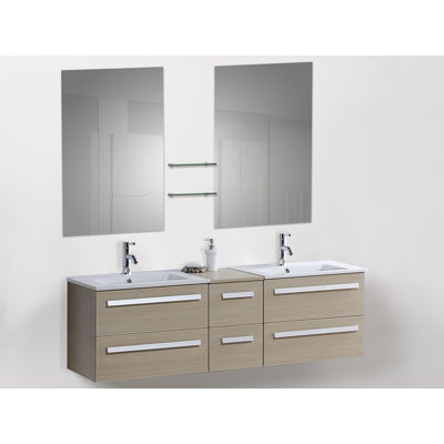 Quetal Vanity & Mirror Set