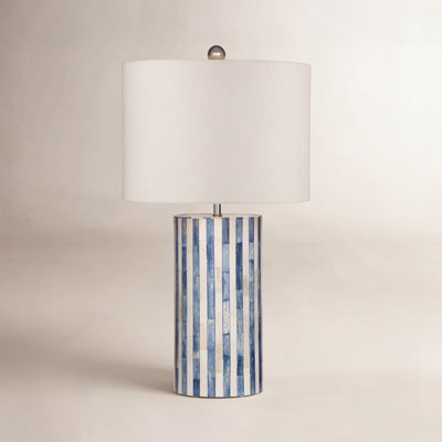 Patterson 27" Bone Inlay Table Lamp