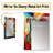Exploring Yellow Abstracted Liquidity III - Liquid Ink Large Wall Mirror, Modern Unique Mirror, Printed Metal Art-215008715