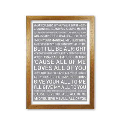 All Of Me - Print