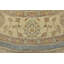Tapis bleu nouvel âge en laine 6 pi 2 po x 6 pi 1 po Morihiro