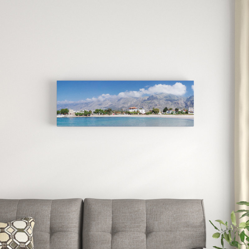 Reproduction de photo sur toile tendue, "Frangokastello", La Canée, Crète, Grèce, H 12 po x l 36 po x P 1,5 po