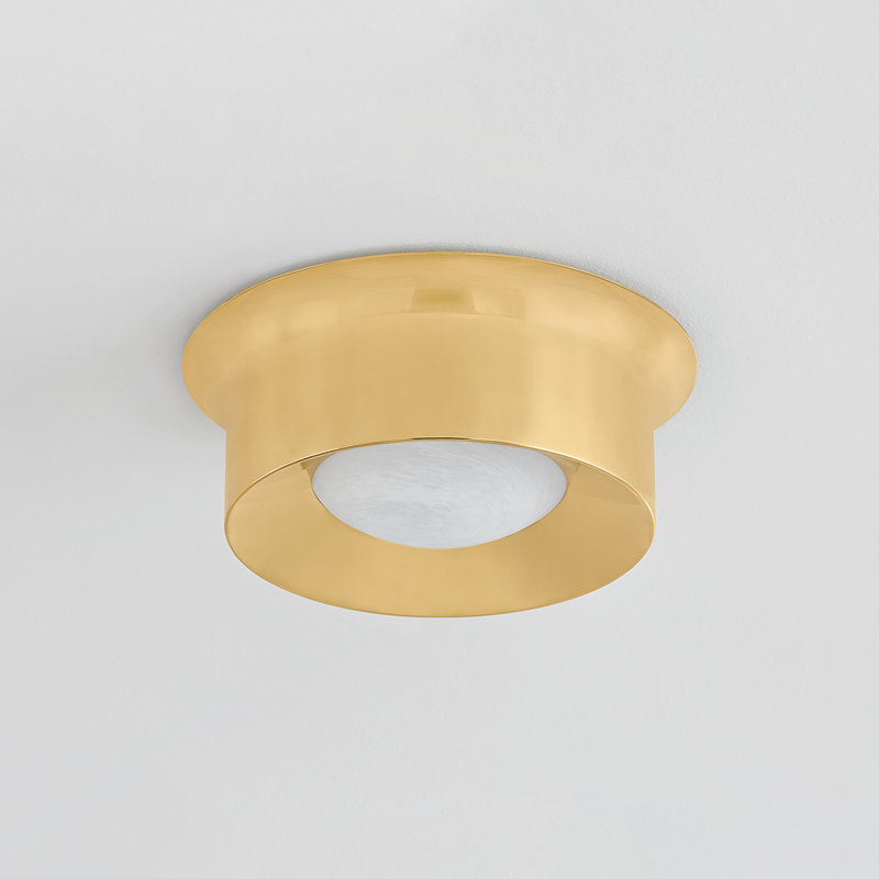 NOXON Flush Mount, Aged Brass