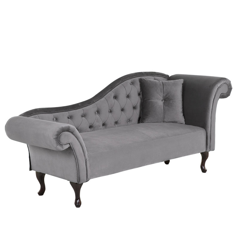Alline Chaise Lounge, Grey, Right Hand Facing