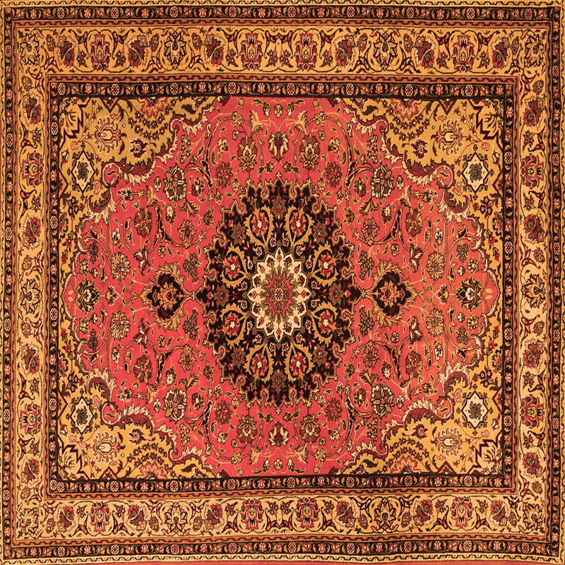 Nealla Performance Floral Indoor Rug, Square 4'