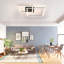 Led Ceiling Light, Square White, Modern, Dimmable With Remote Control, For Bedrooms And Kitchens-47703816