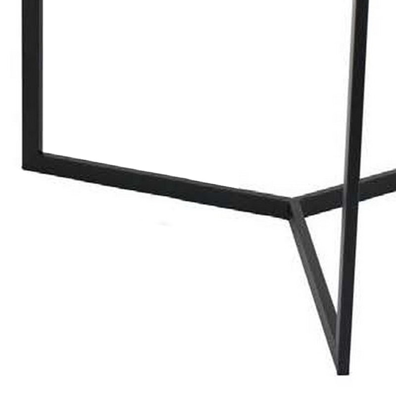 Support pour plante Mayram - ensemble de 2, Noir