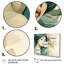 Silhouette de femme verte et beige I - art mural mode-150423547-150423546