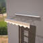 Auvent de porte-fenêtre 59 po x 34 po - Polycarbonate et aluminium, résistant à la chaleur et à la pluie, moderne et antirouille