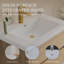 Meuble-lavabo mural 30 po avec évier, meuble-lavabo flottant avec tiroirs à fermeture en douceur, chêne naturel 24V15-30NOX2