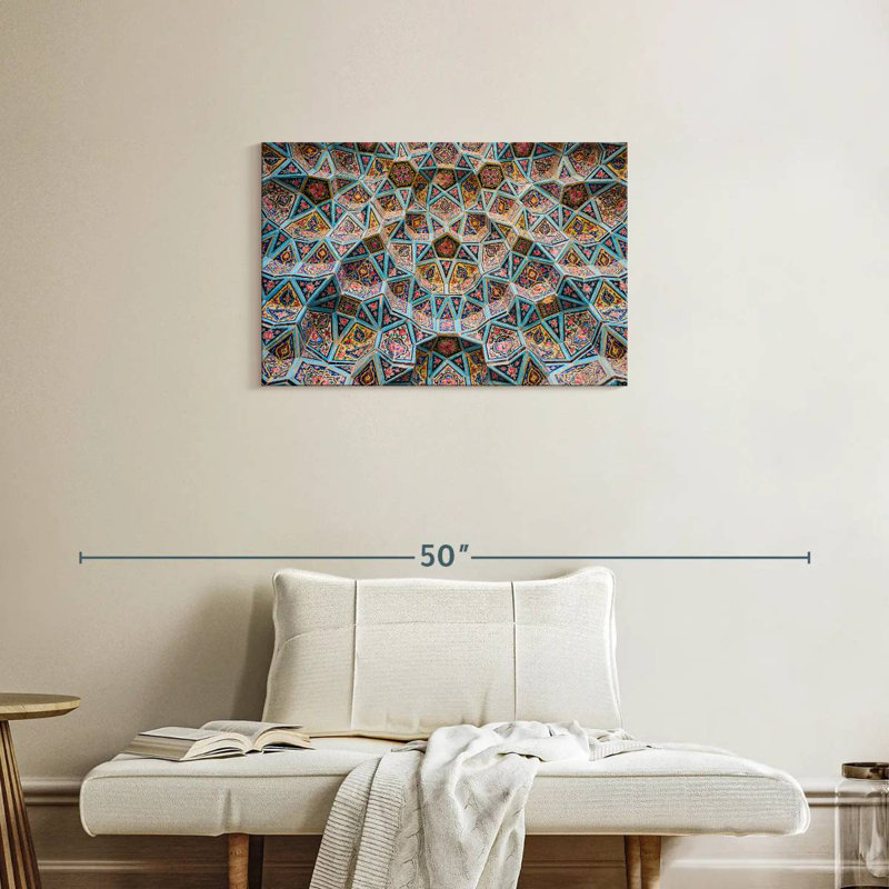 Plafond Lilie Nasir Al Molk, H 20 po x l 30 po