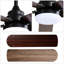Low Profile 42 Inch Ceiling Fan 5 Blades Noiseless Reversible Dc Motor Remote Control With Led Light