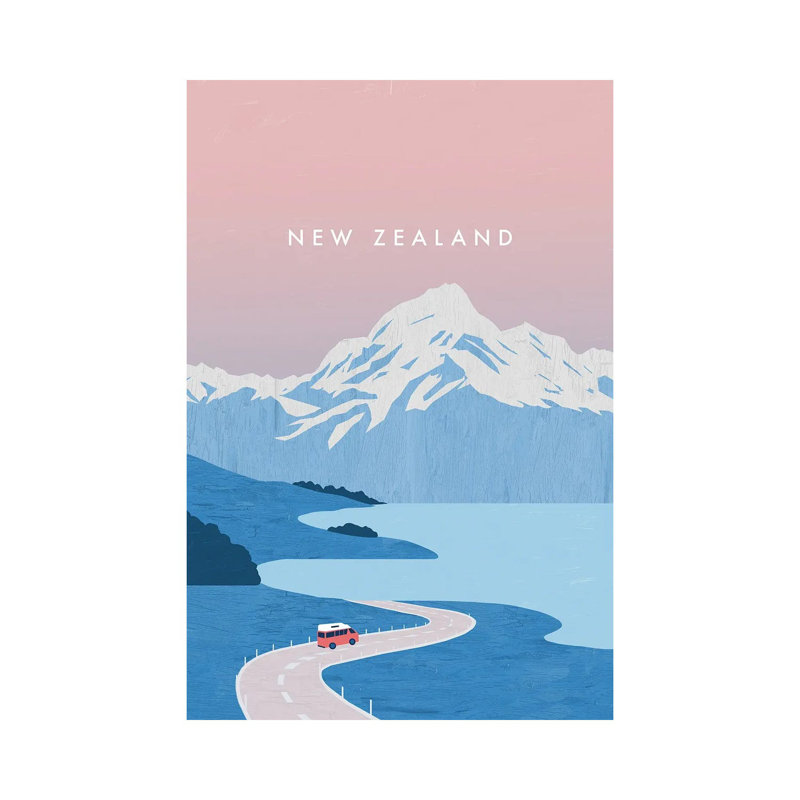 New Zealand by Katinka Reinke - Wrapped Canvas Gallery-Wrapped Canvas Giclée, 20.32 cm H x 30.48 cm W