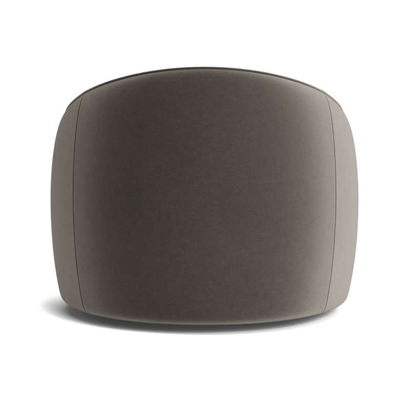 Giselle Full Swivel Chair, Performance Velvet - Graphite