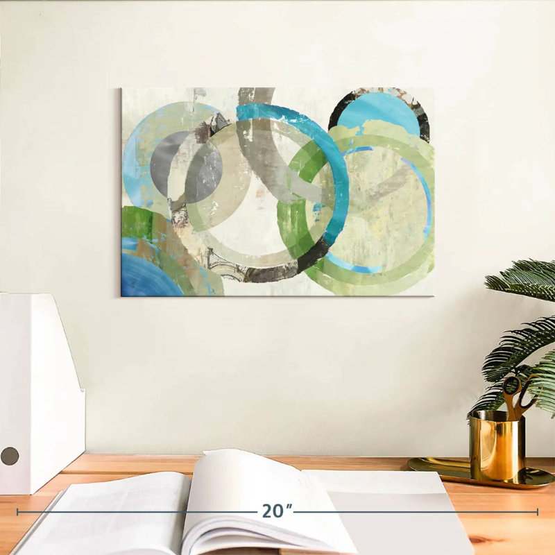 Avery Viridescent Rings, 8" H x 12" W