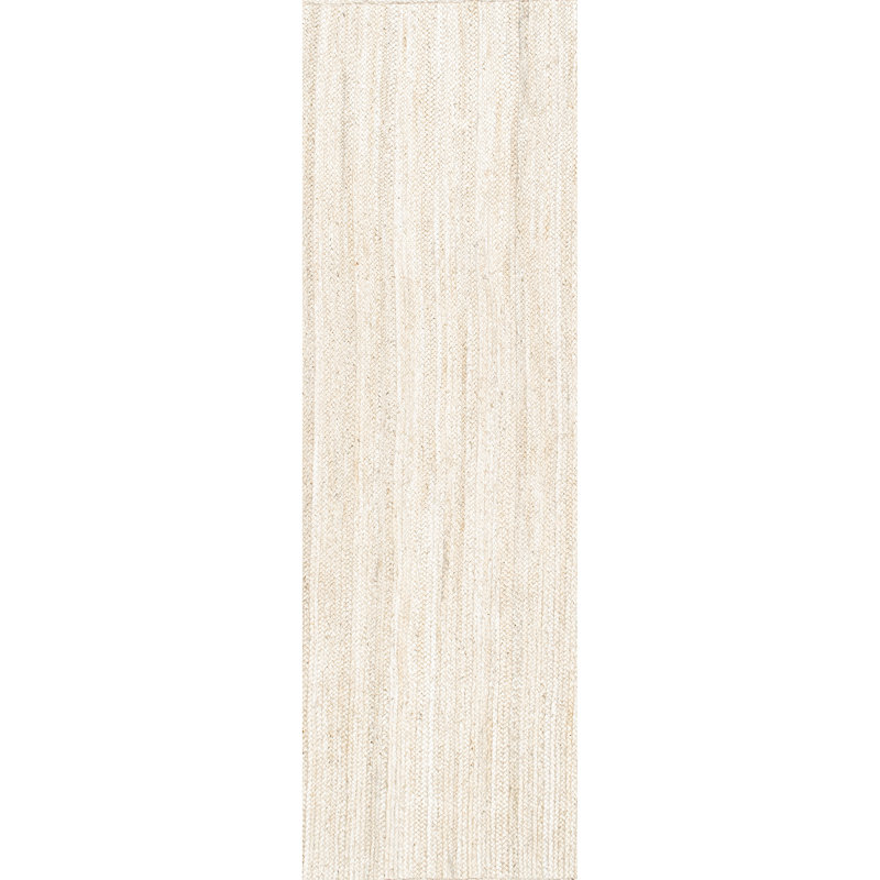 Tapis Cruise Natural en jute, Tapis de couloir 2 pi 6 po x 6 pi