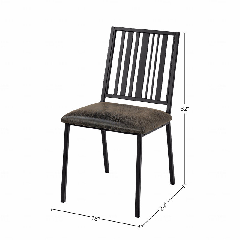 Ensemble de 2 chaises de salle à manger et chaises d'appoint