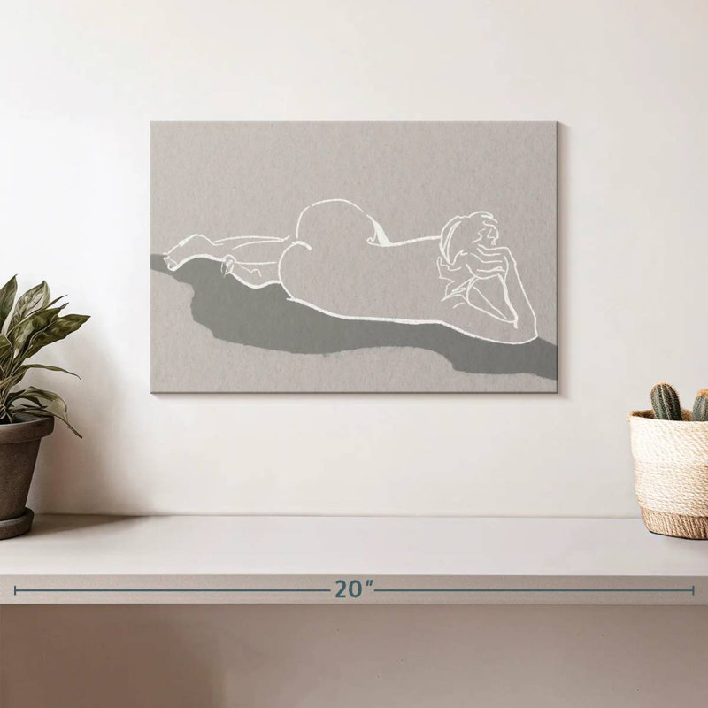 Leisha Lying On Her Side, 8" H x 12" W