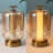 Milou 10.75" Vintage Glam Lantern Rechargeable/Cordless Dimmable Integrated LED Table Lamp with Touch Sensor-115993518