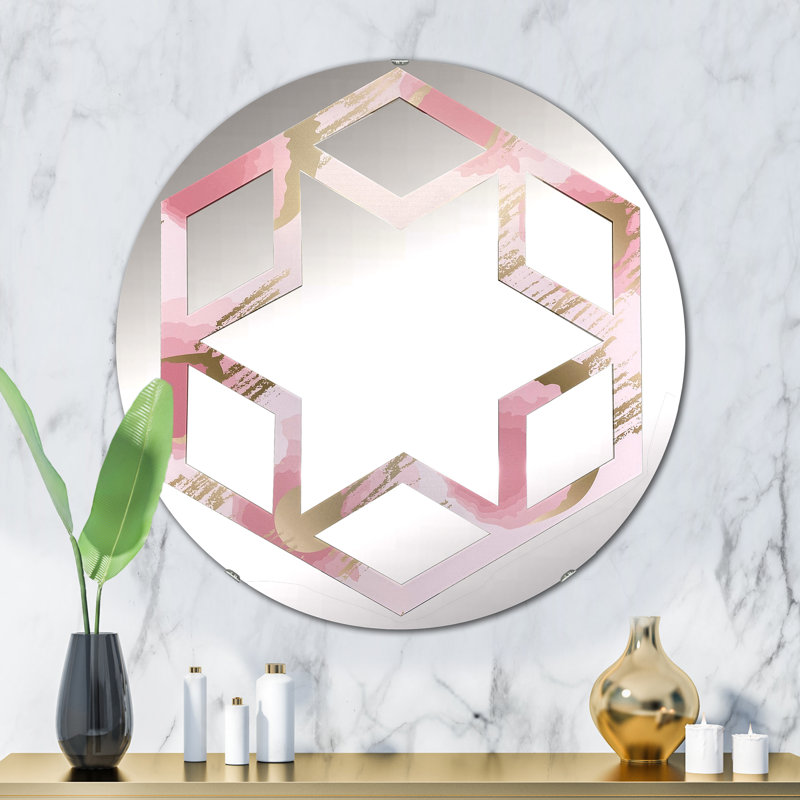 Miroir mural Hexagon Star, 23,6 po x 23,6 po