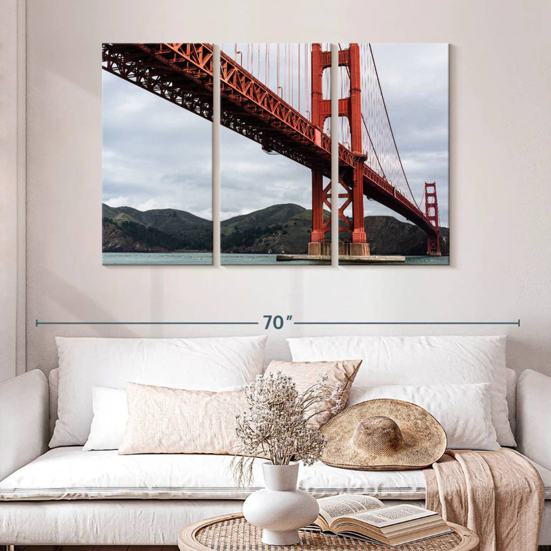 Lilie Golden Gate Architecture, H 32 po x l 50 po