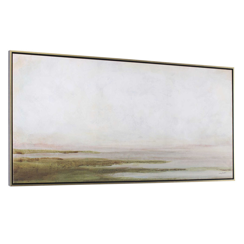 «Uttermost Hazy Lake», art encadré
