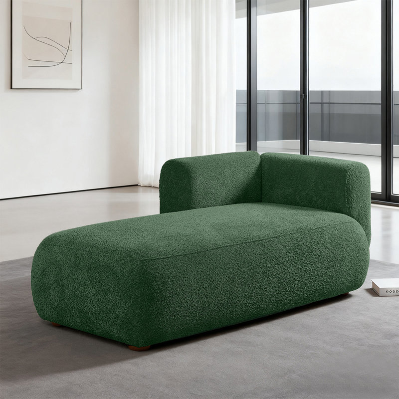 Lounge Chaise, Light Green