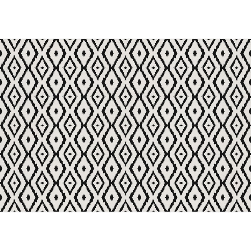 Peler et coller la bordure géométrique, L 66 po x l 96 po