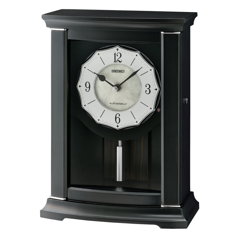 QXW250KLH Mantel Clock, Black