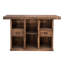 Bar en bois massif avec étoile de pierre