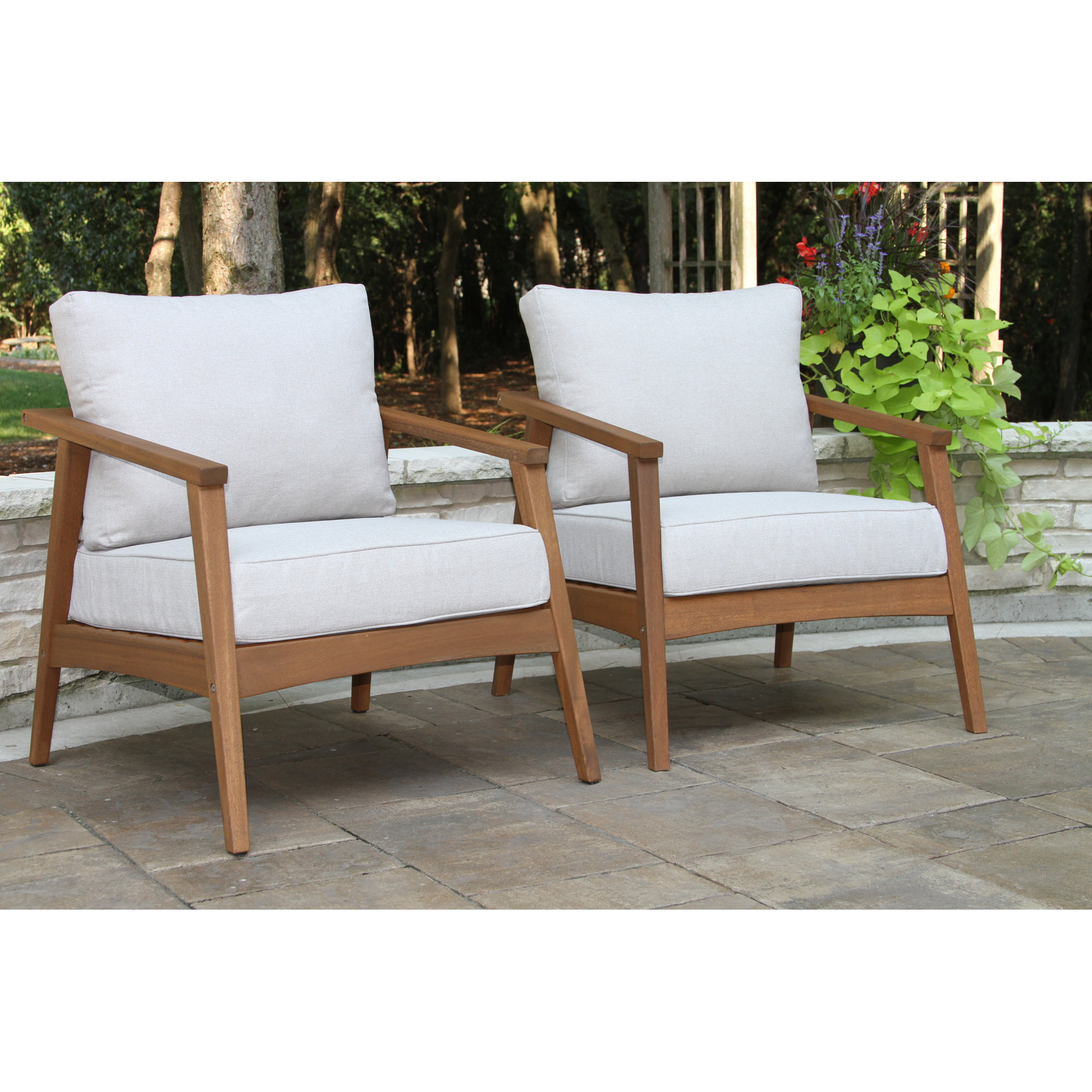 Patio Chair with Cushions