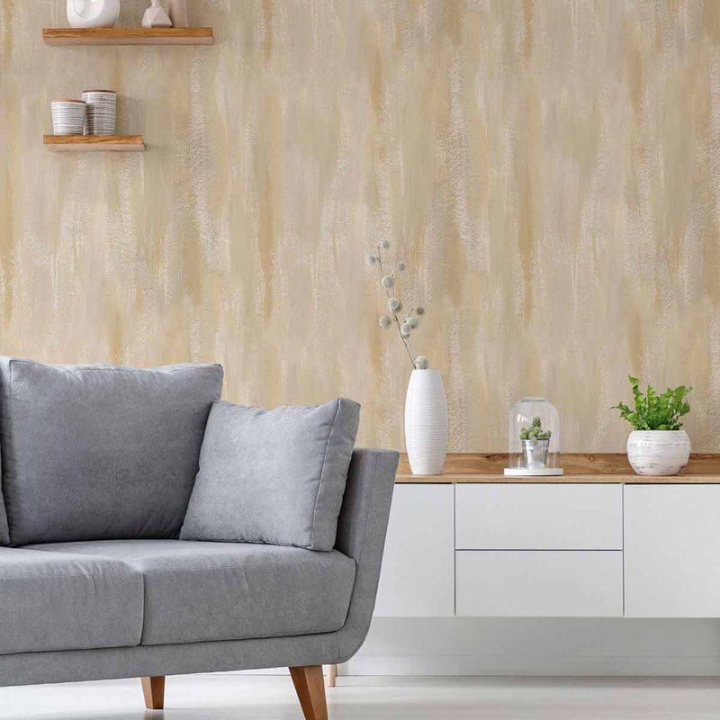 Panneau de papier peint adhésif en bois, L 126 po x l 24 po