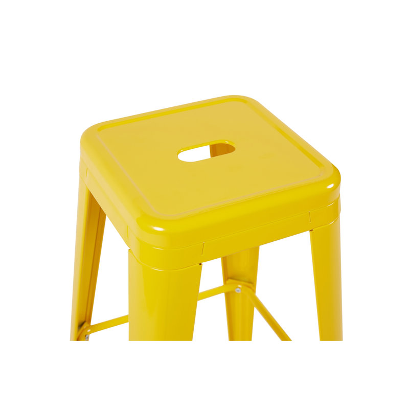 Counter Height Stool, Yellow, 2