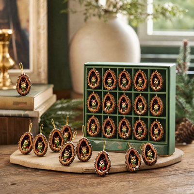 2D 24 Days Christmas Advent Calendar Countdown