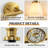 Conchita 4-Light Dimmable Frosted Glass Vanity Light-919318076