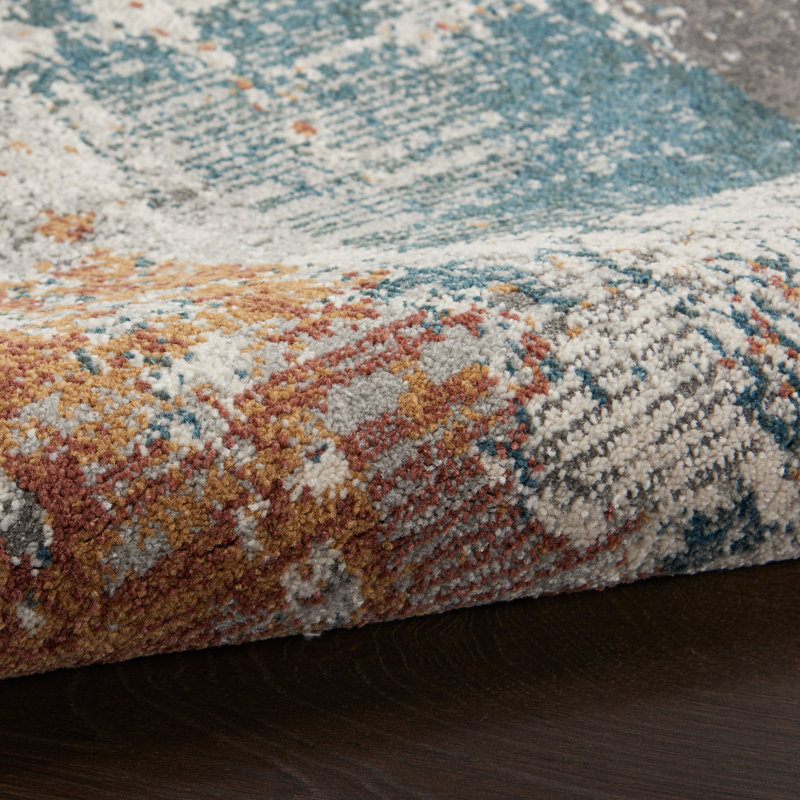Abstract Indoor Rug, Runner 2'2" x 7'6"